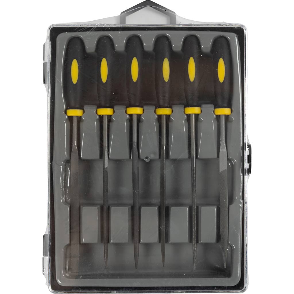 Set di lime, l: 150 mm, 6 pezzi 1 set