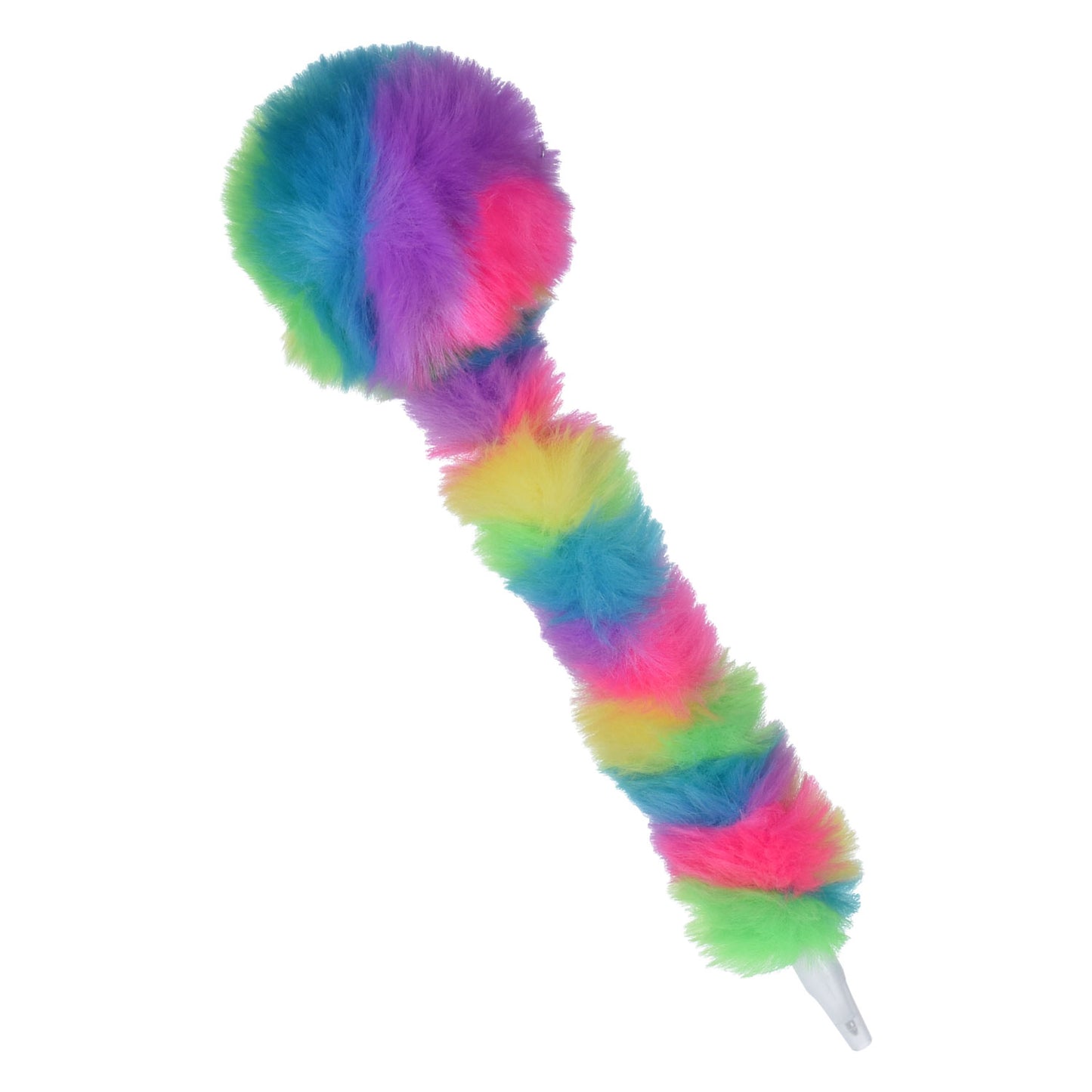 Penna da ballo arcobaleno peluche