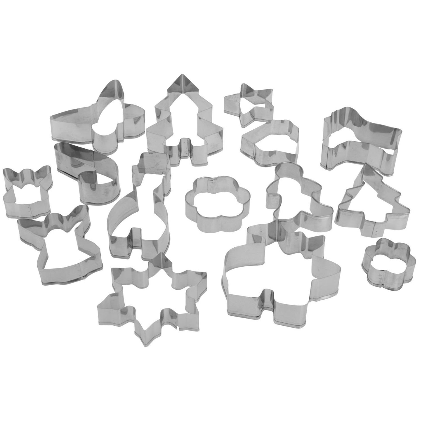 Shape -Shape Set de acero inoxidable navideño, 15º.