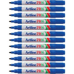 Pennarello indelebile artline 70 ultra 1,5mm blu rotondo ecologico