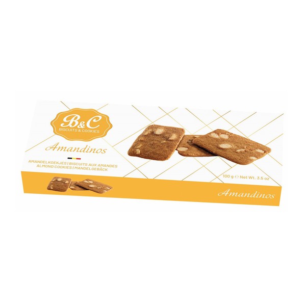 Biscotti cookies amandinos boter (12x 100g)