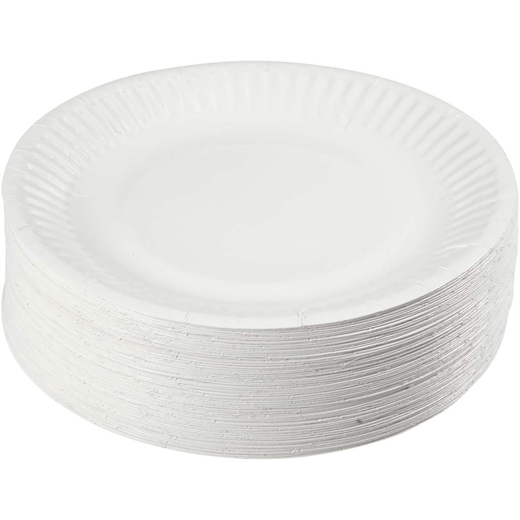 Piatto in carta d 15 cm 100 pezzi 1 scatola