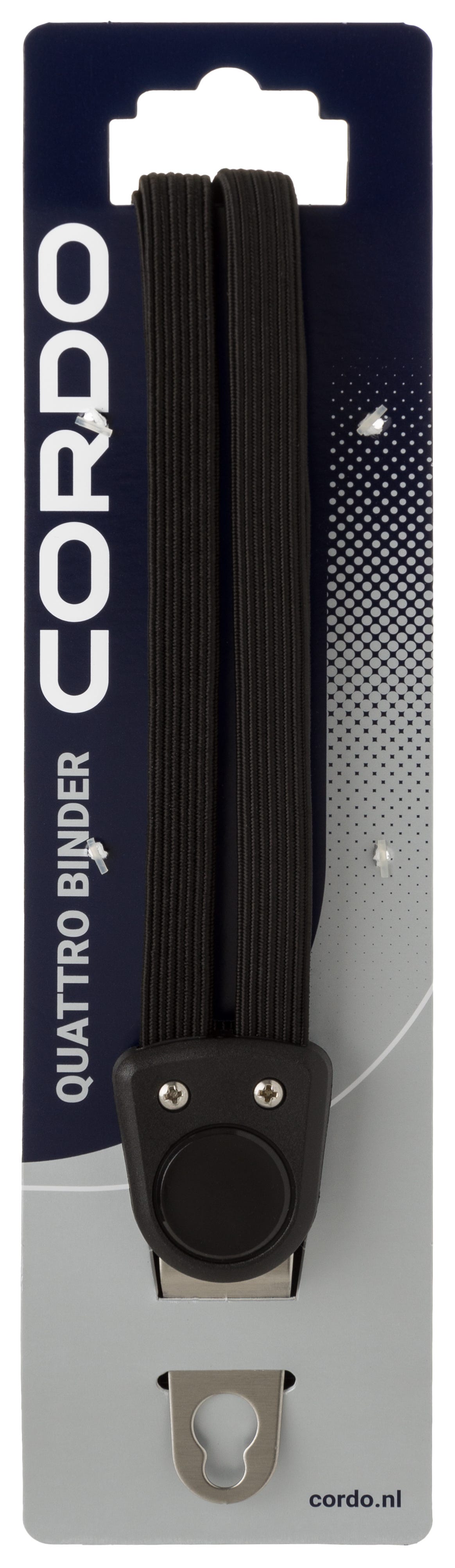 Corda elastica Cordo quattro strong nera