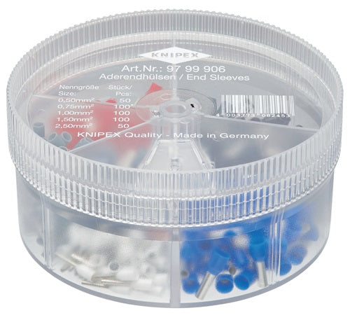 Scatola portaghiere Knipex | Scatola di plastica da 400 pezzi 0,5-2,5 mm² | 1 pezzo - 97 99 906 - 97 99 906