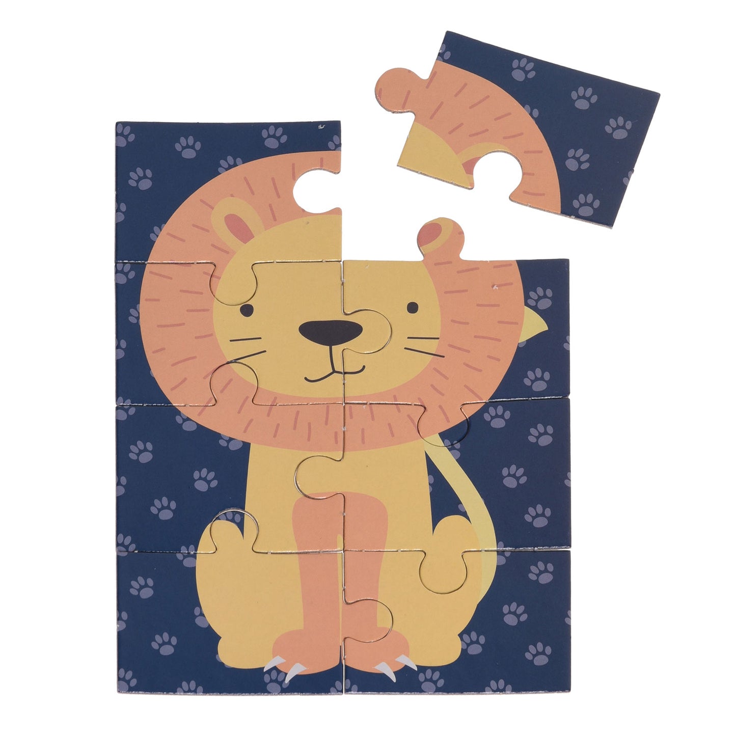 Animali mini puzzle, 8st.