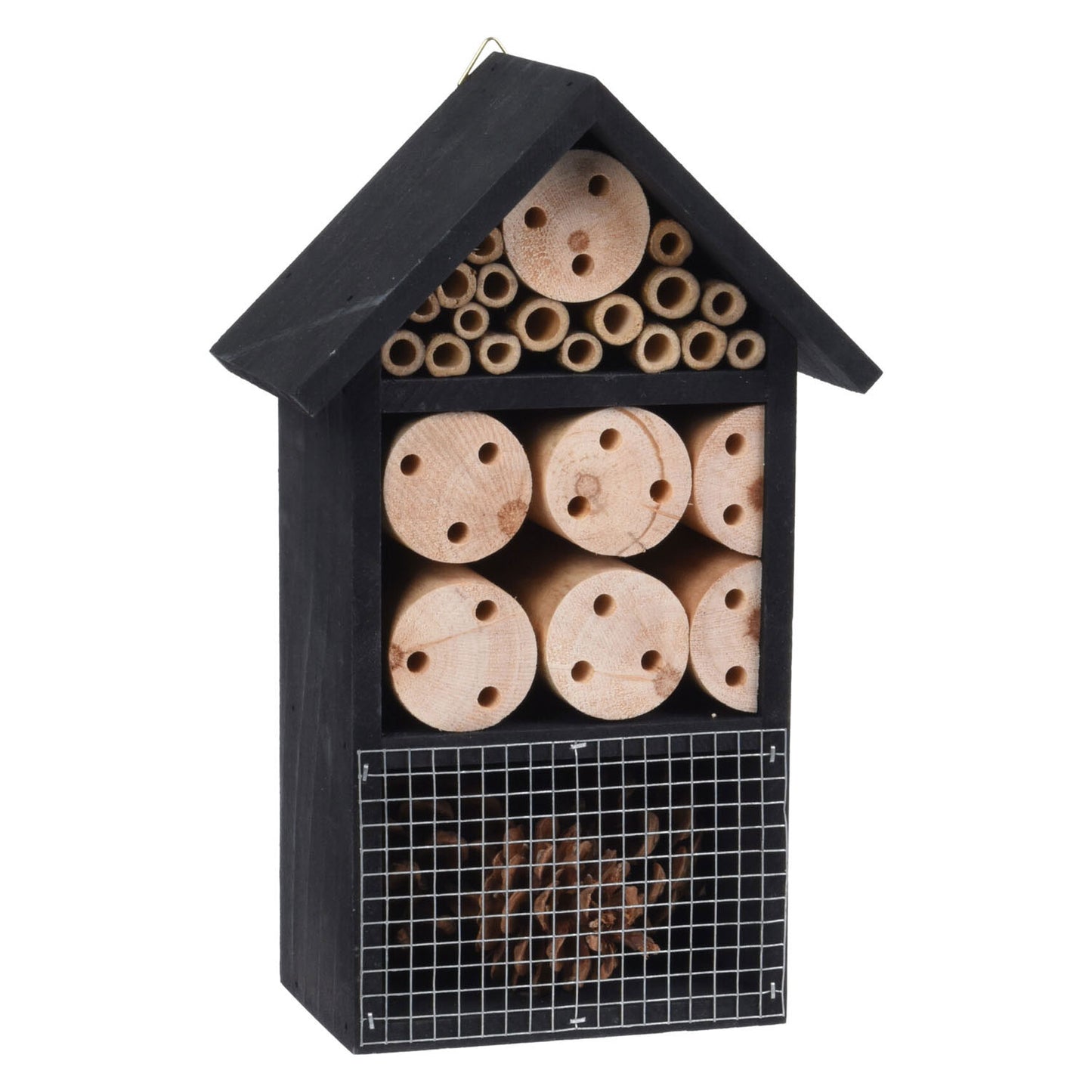 Insect Hotel nero, 25 cm