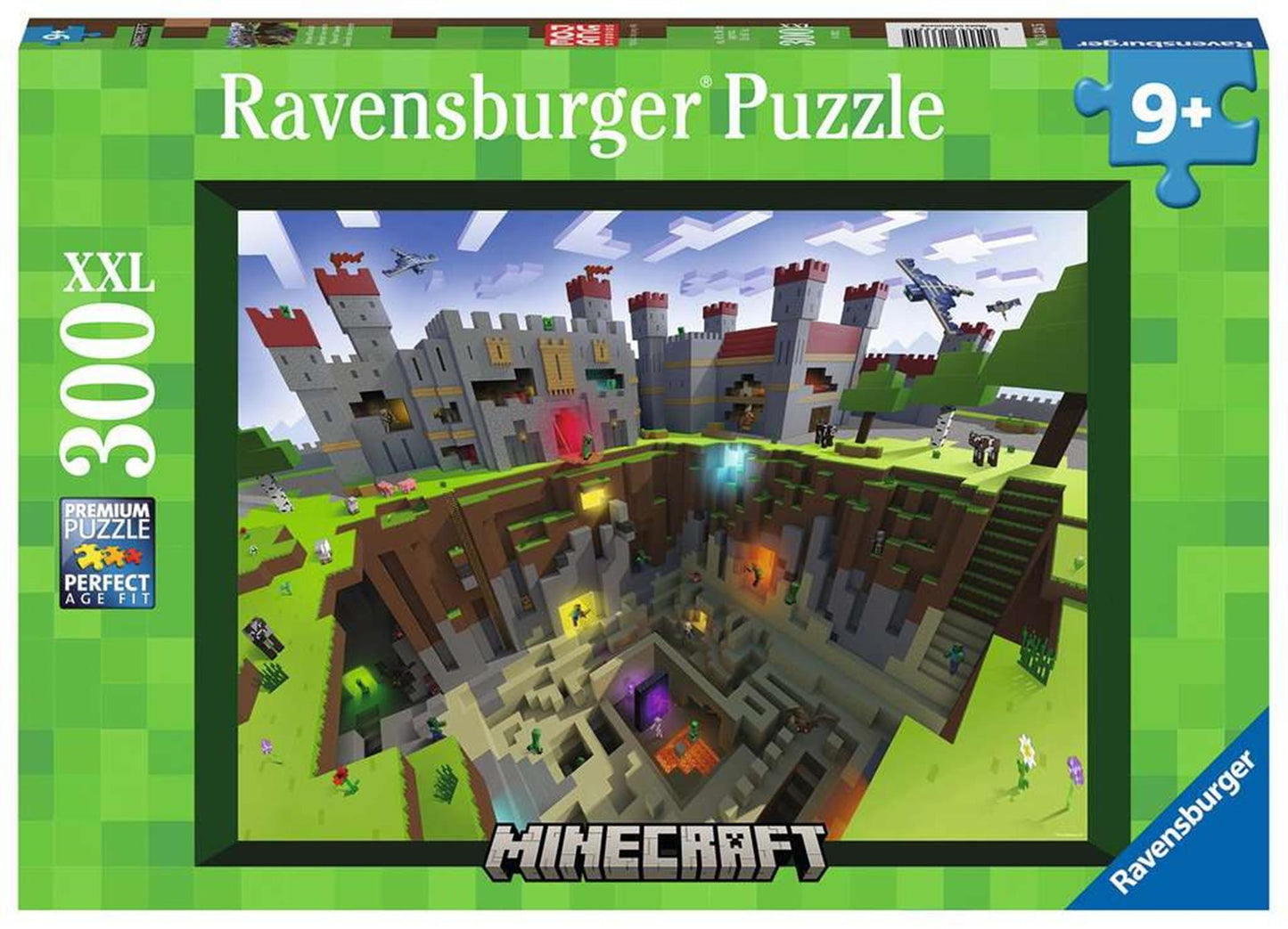 RAVENSBURGER puzzle puzzle xxl minecraft cutaway, 300st.