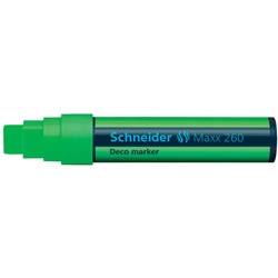 Rotulador de tiza schneider maxx260 verde 5-15 mm