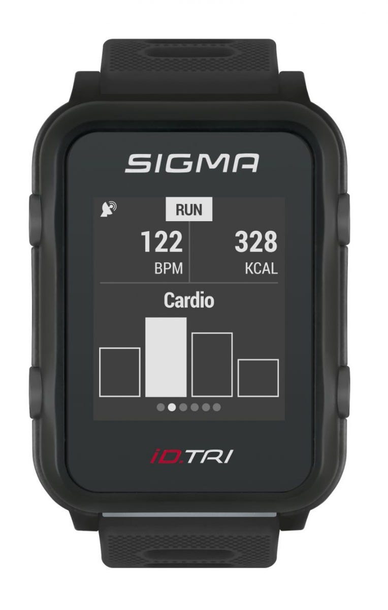 Orologio sportivo Sigma iD.TRI Nero Set