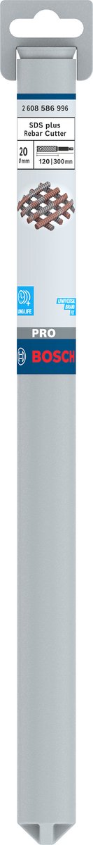 Taladro cortador de varillas Bosch pro sds plus, 20 x 120 x 300 mm