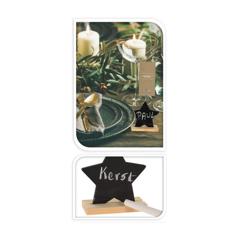 Nome Titolo della carta Chalkboard Christmas, 13 cm