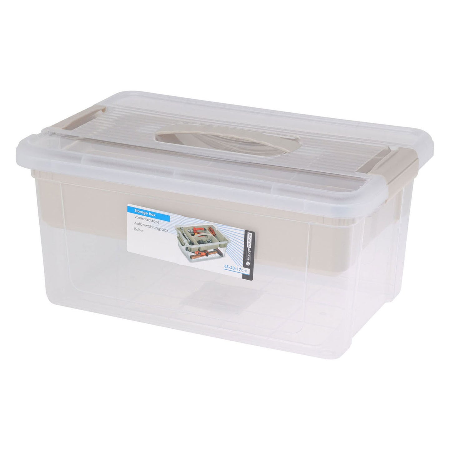 Caja de almacenamiento de stock, 32x23x17cm