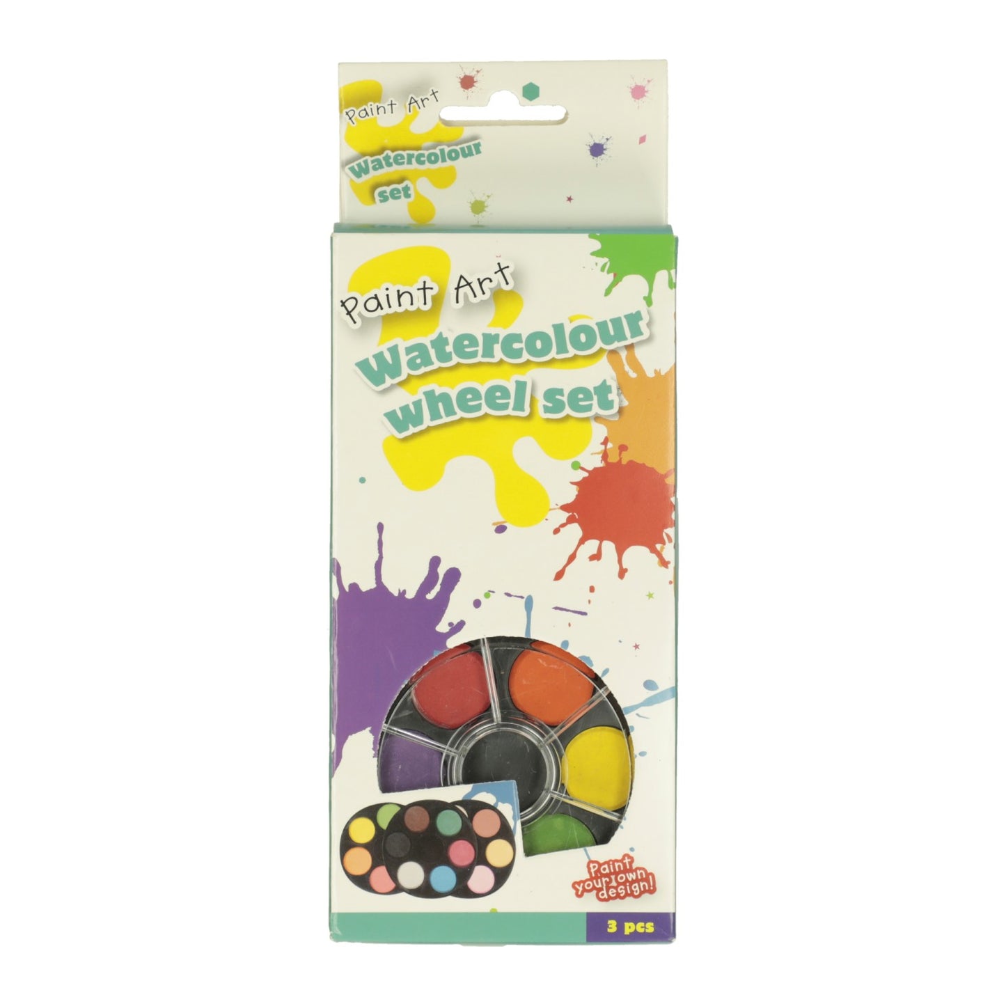 set di acquerelli, 18 colori
