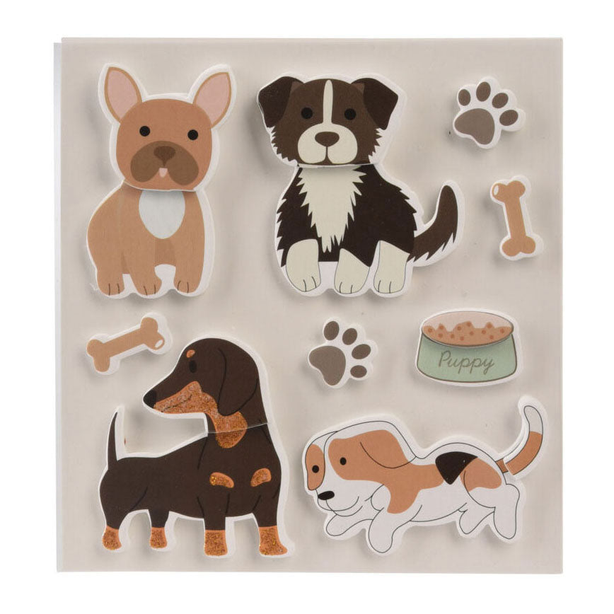Animali domestici di adesivi 3D