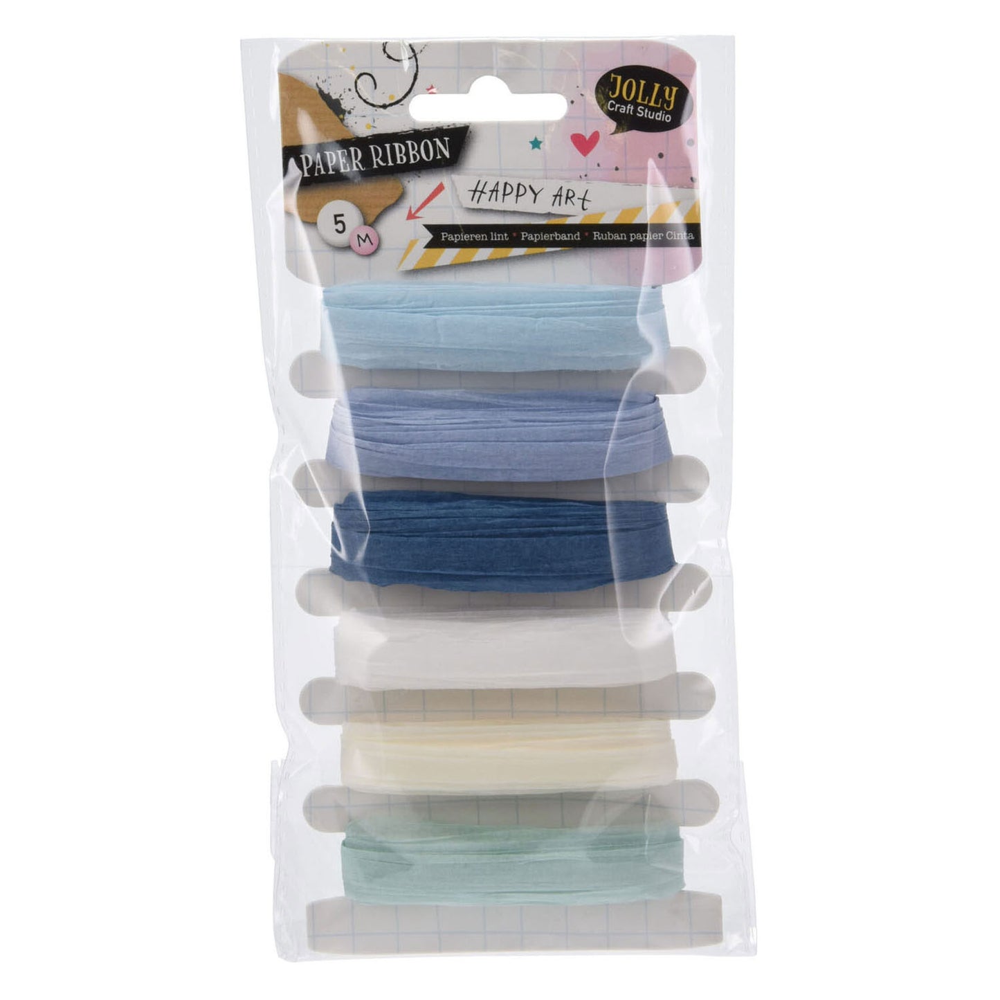 Color de cinta de papel, 6x5mtr.