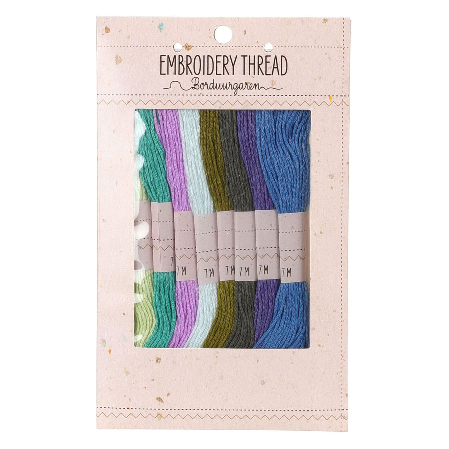 Filato da ricamo set 8 pezzi, 8x7m