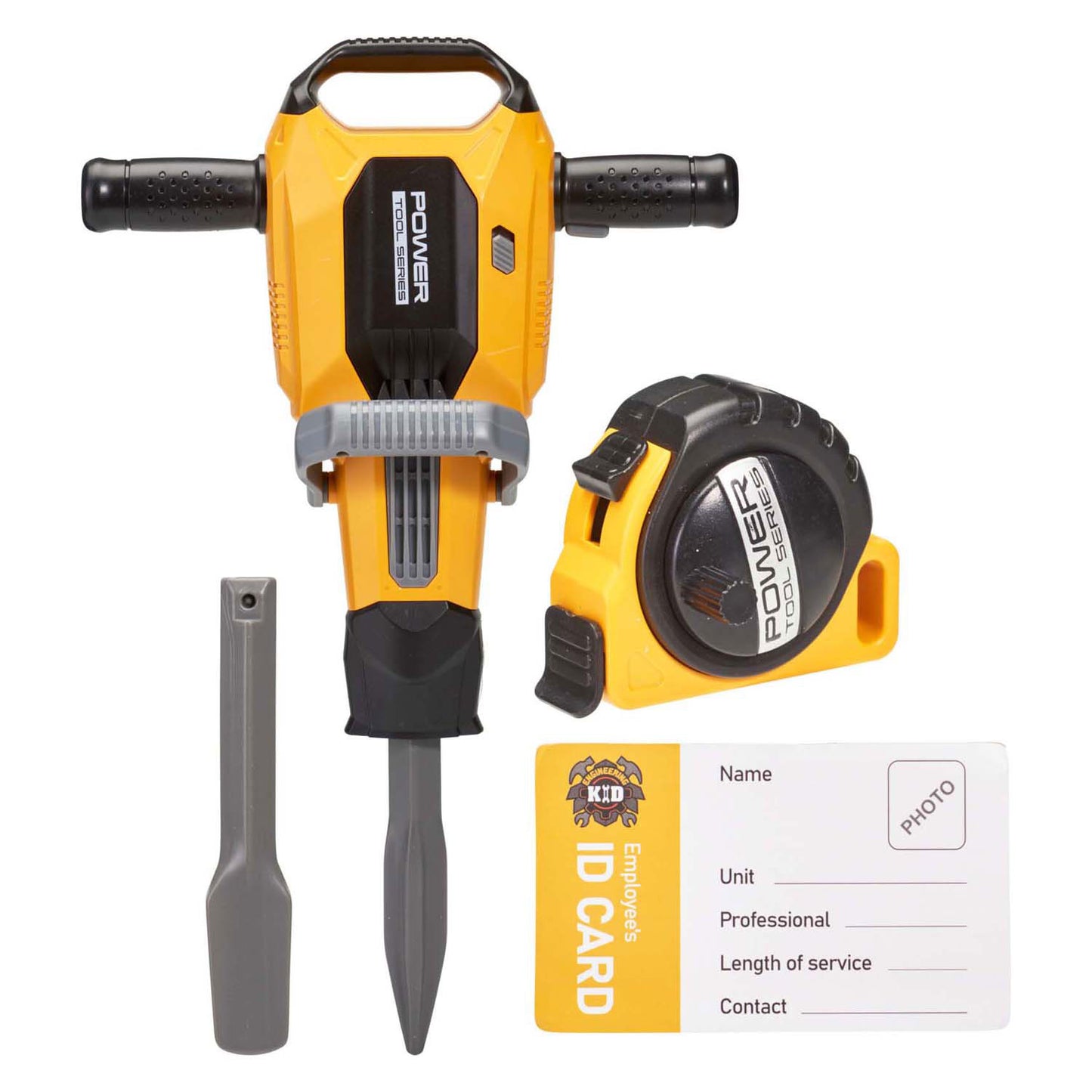 Gereedschap speelgoed drilboor en meetlint