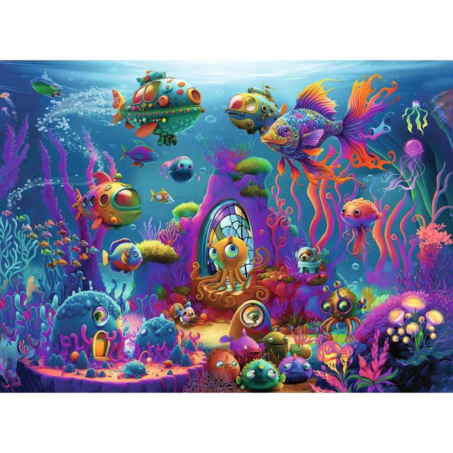 RAVENSBURGER JIGSAW Puzzle XXL Oceano alieno 150st.