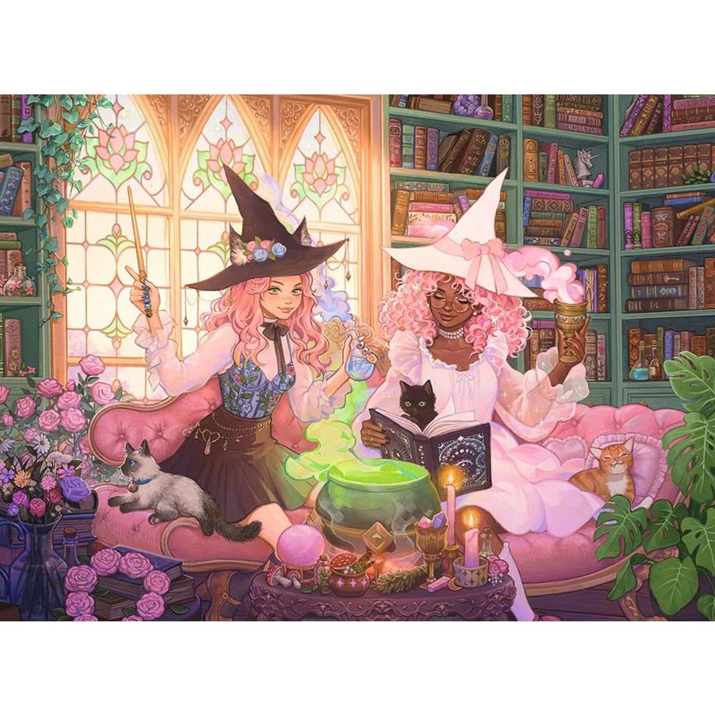 Ravensburger puzzel enchanting library 200 xxl stukjes