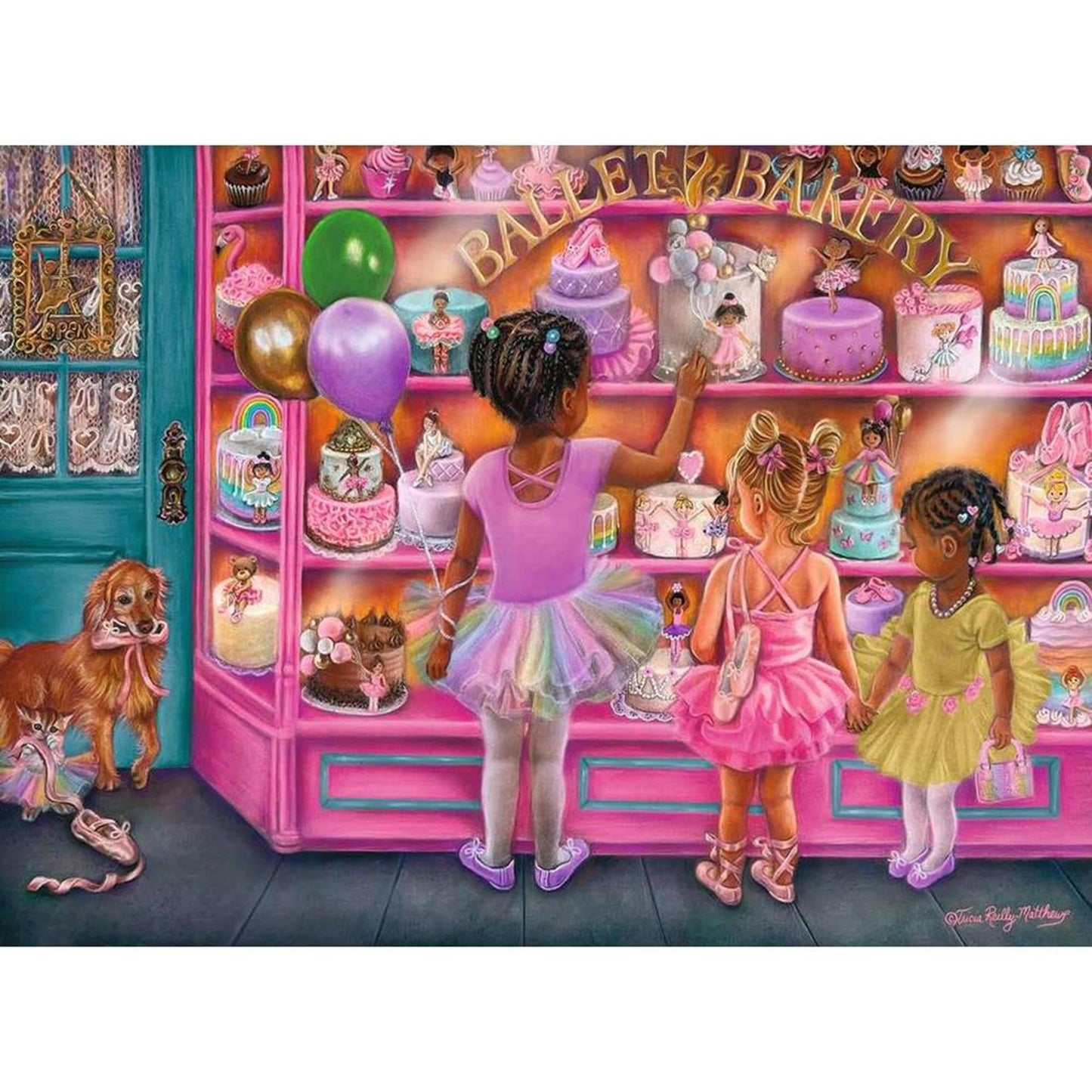 RAVENSBURGER JIGSAW Puzzle XXL Ballet e panetteria, 100 °.