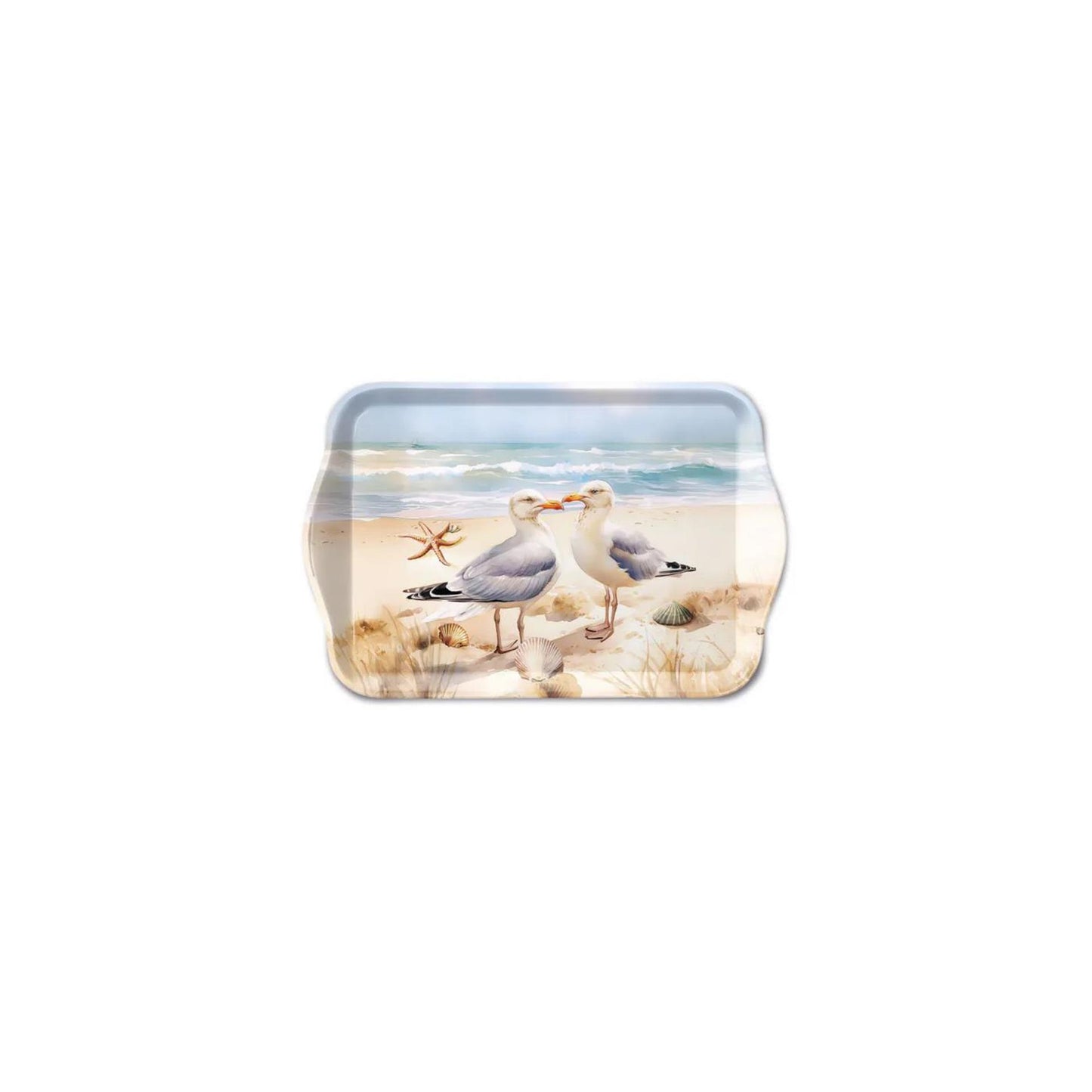 Vassoio Ambiente melamina 13x21cm gabbiani