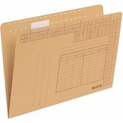Cartelle sospese leitz marrone 100 pezzi cartone
