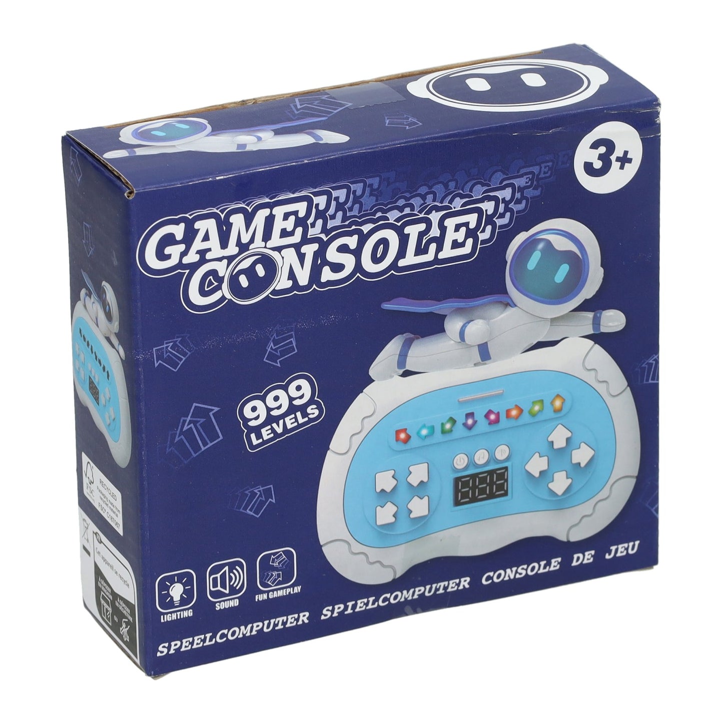 Console di gioco con luci e suoni: 26 modalità e 999 livelli
