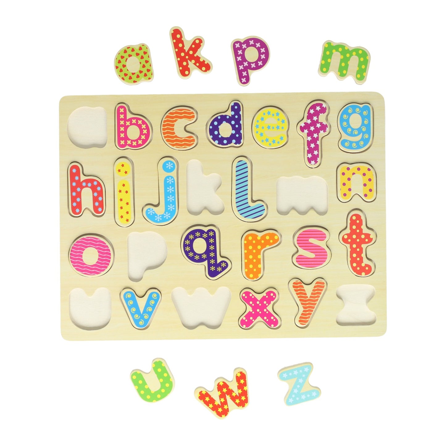 Puzzle alfabeto in legno - 26 pz.
