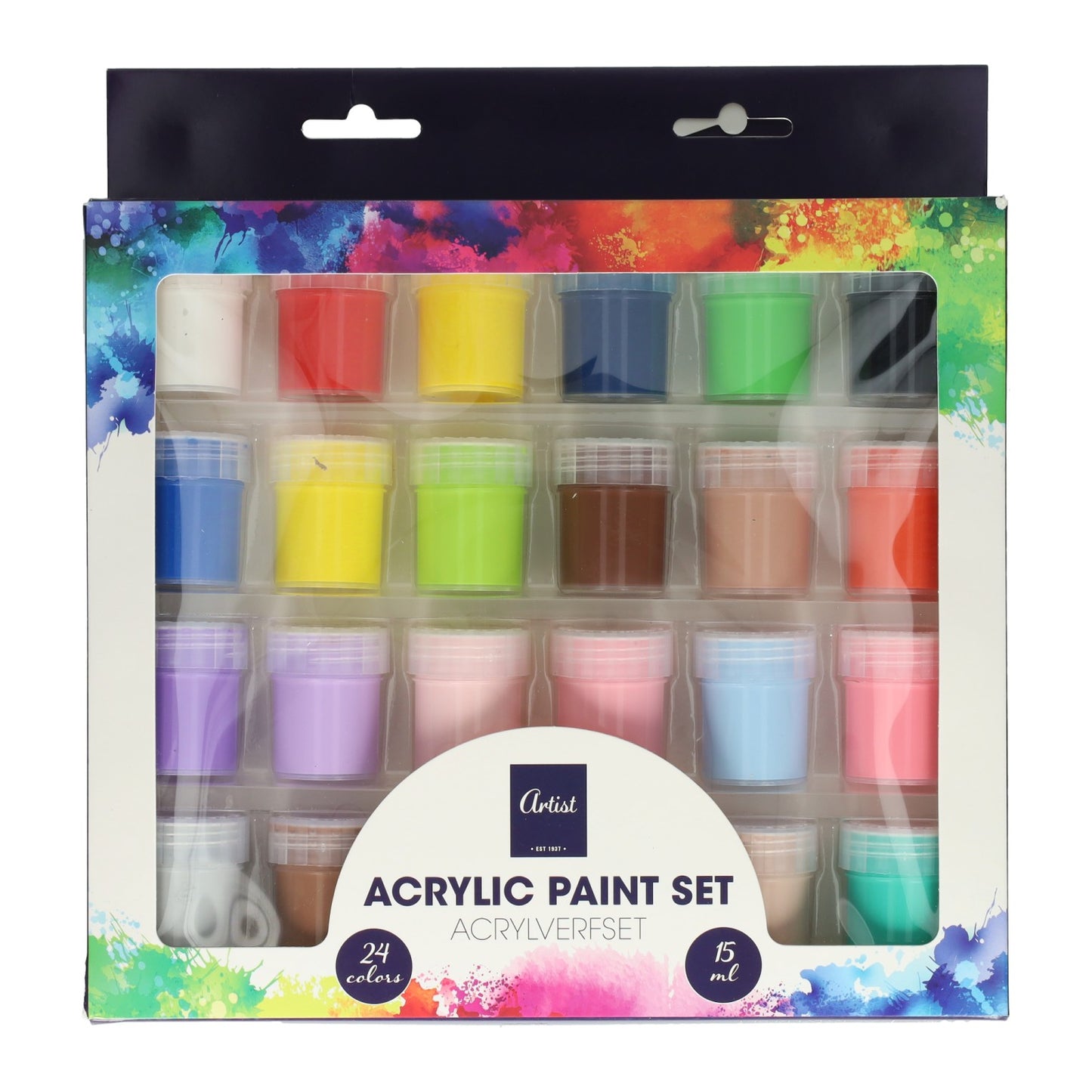 Set colori acrilici 24 colori - 15ml