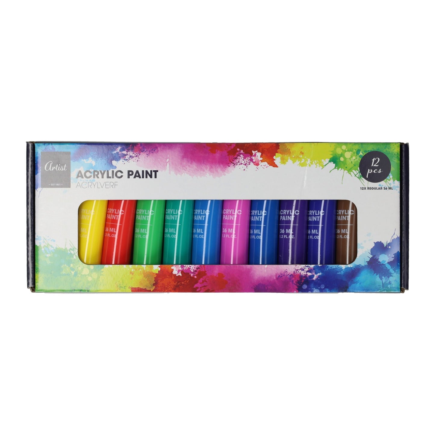 Set colori acrilici 12 colori - 36ml