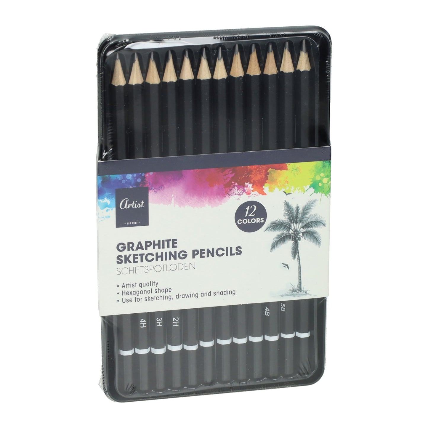 Set di matite in grafite - 12 pz.