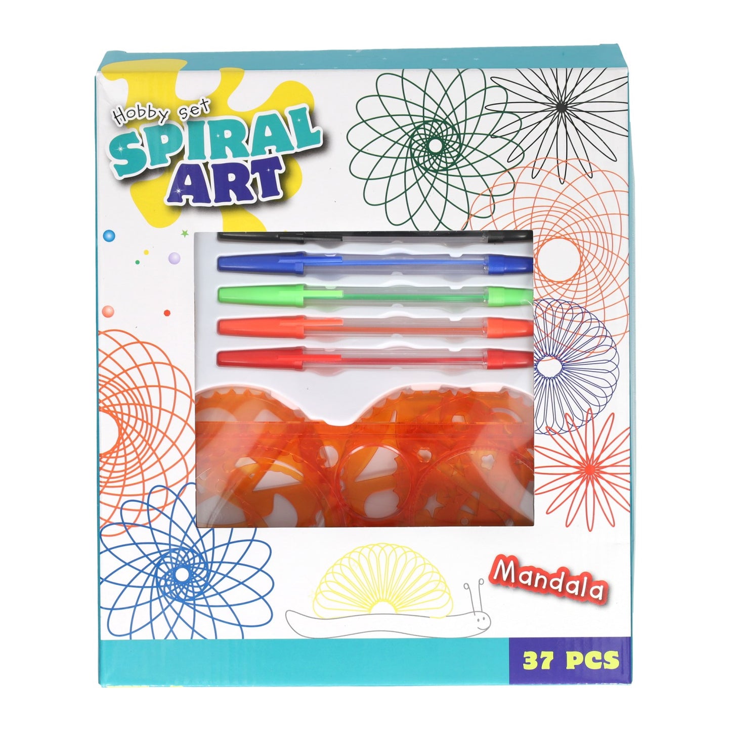 Set completo per hobby con spirale mandala - 37 pezzi.