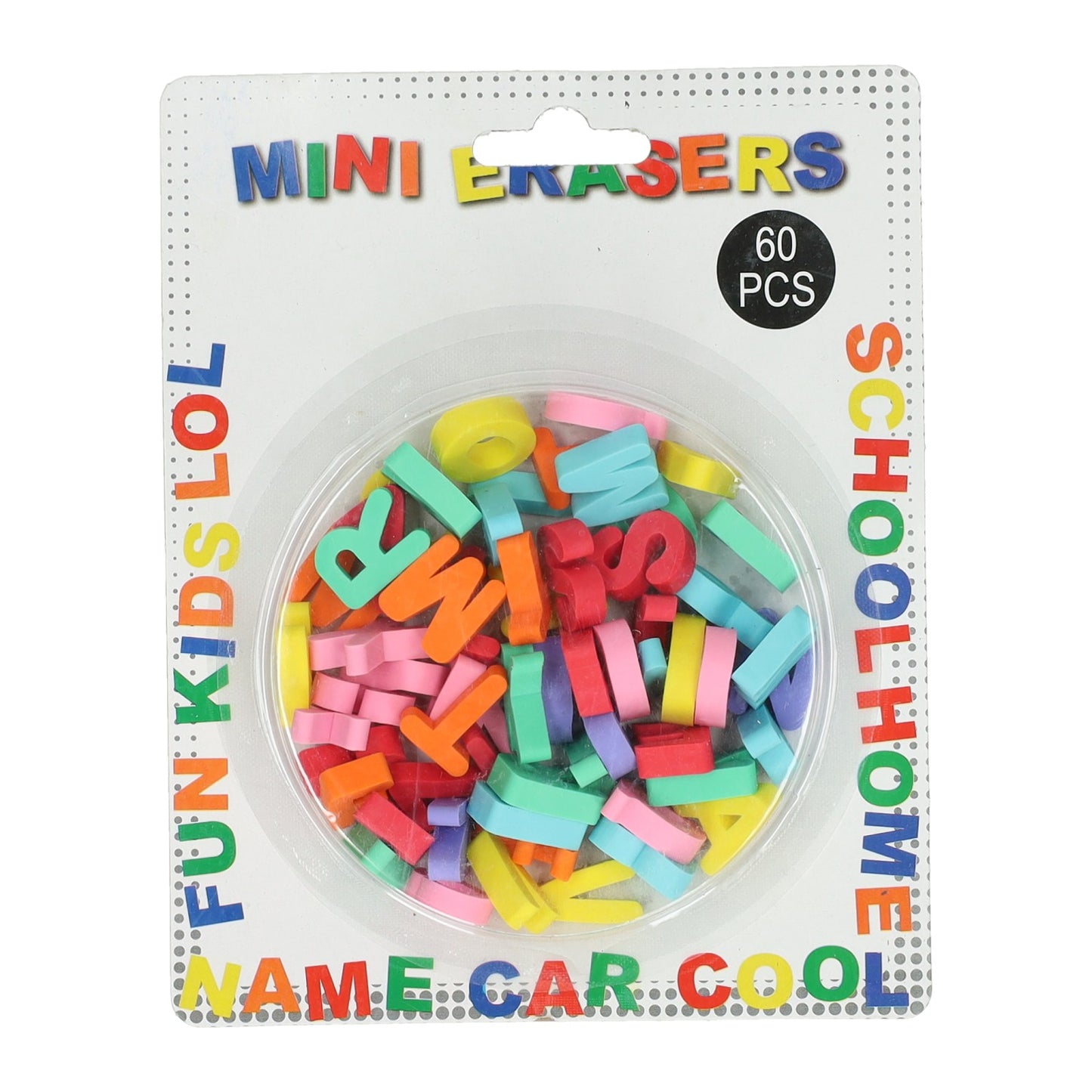 Set gomme alfabeto - 60 pz.