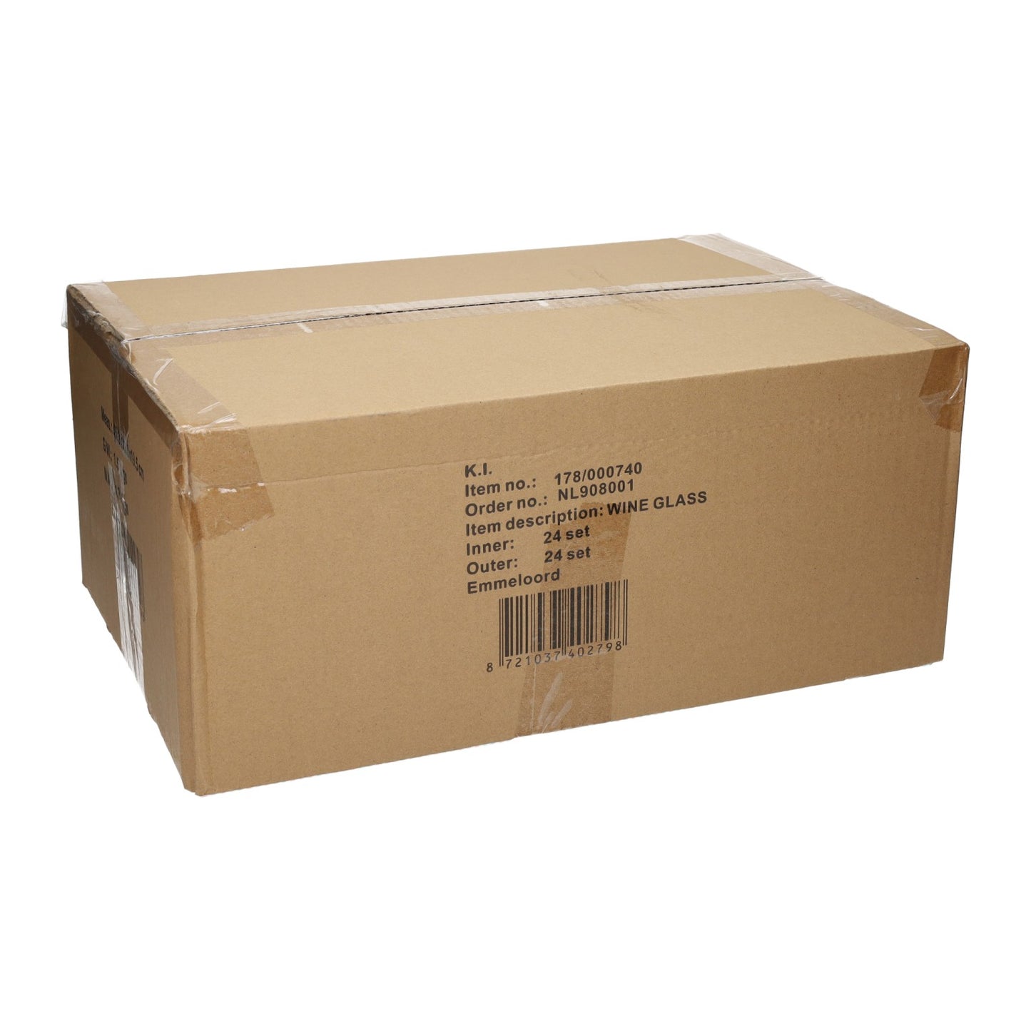 Copas de vino de plástico 250ml - 24 uds.