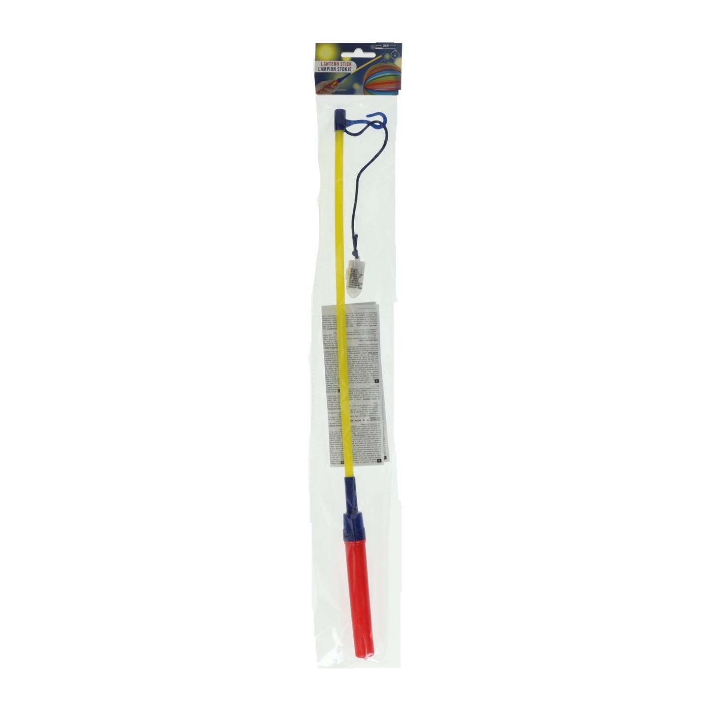 Bastone lanterna con gancio e luce - 50 cm