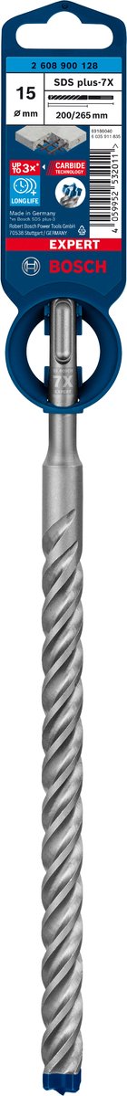 Bosch expert sds plus-7x hamerboor 15 x 200 x 265 mm