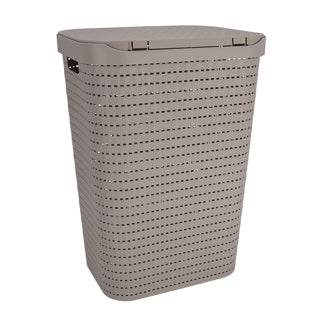 Rotho Rotho Country Laundry Basket 55L Cappuccino