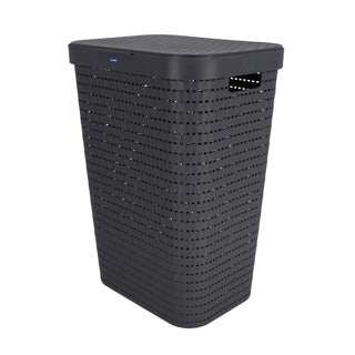 Rotho Rotho Country Laundry Basket 55L Antracite