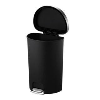 Secchio per pedal Eko Hana 55L Black Build -in Wheels