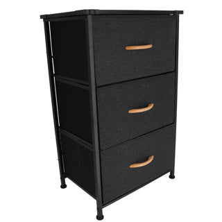 Armadio con 3 cassetti pieghevoli e telaio di ferro 45x30x73