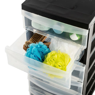 Iris Cajones de cajones 6x7.5L 39x29x61.7 cm con ruedas