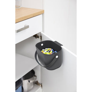 Rotho Rotho Albula Bio Waste Bin 3.2L Antracite