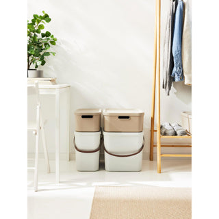 Decoration Storagebox Albula Light 12 L visone bianco