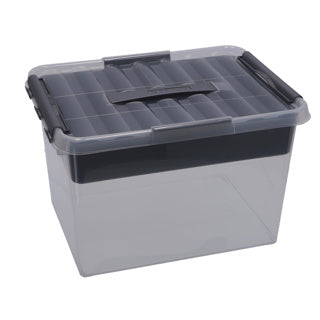 Caja de almacenamiento SunWware Q-Line con implementación de 22 litros