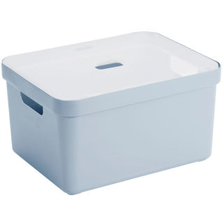 Scatola portaoggetti Sigma 32l blu 445x345x243mm | 2 pezzi
