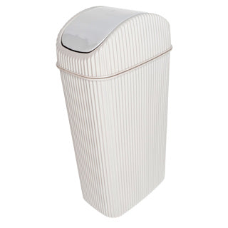 Tabla Bin Alythia con cubierta ondulada de 4 litros beige