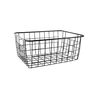 Cesta de alambre 20x15.5x8cm Matt Black