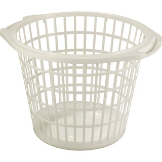 Cesto lavanderia 48 cm attorno al bianco