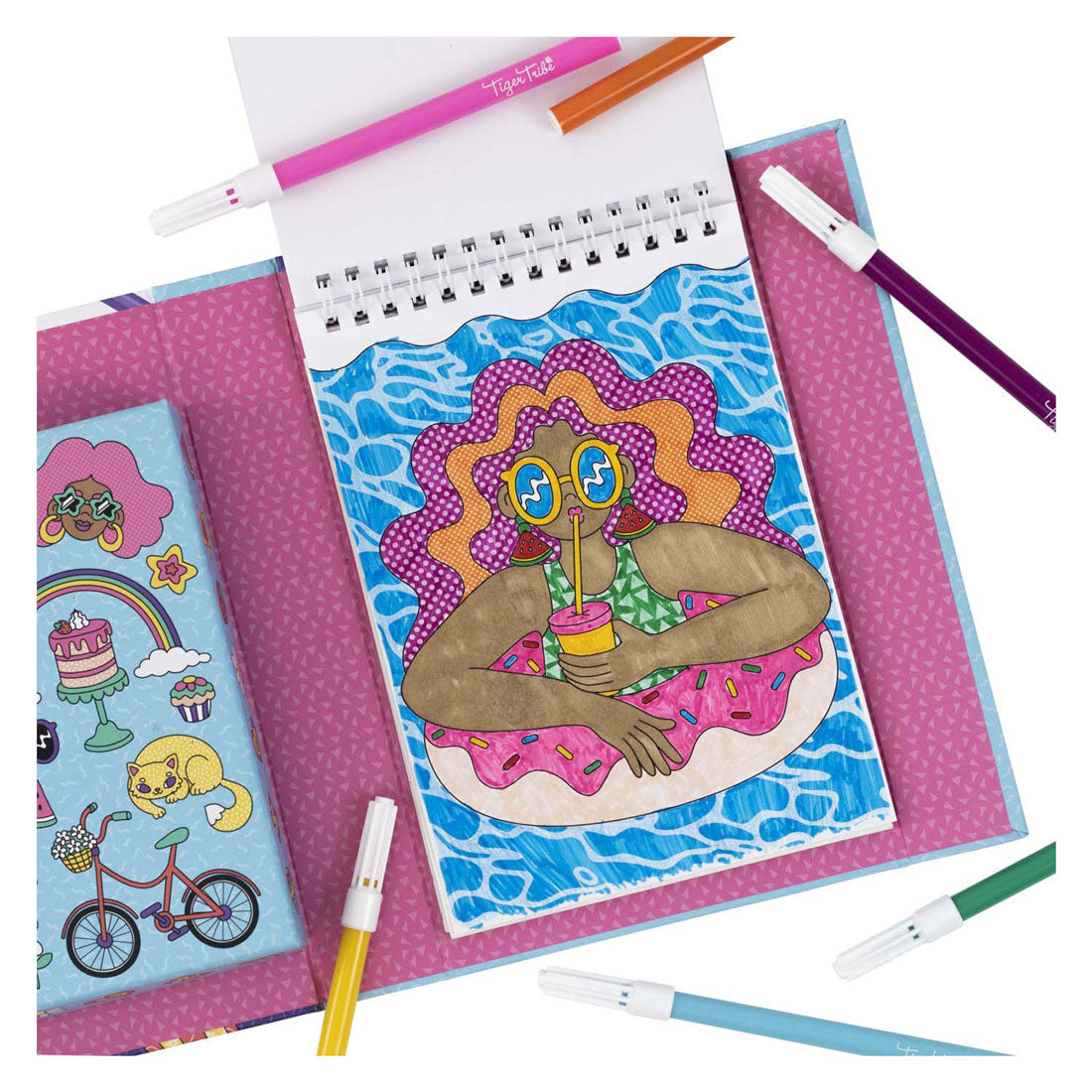 Set di motivi nascosti selezionati - set di colori del festival pattern