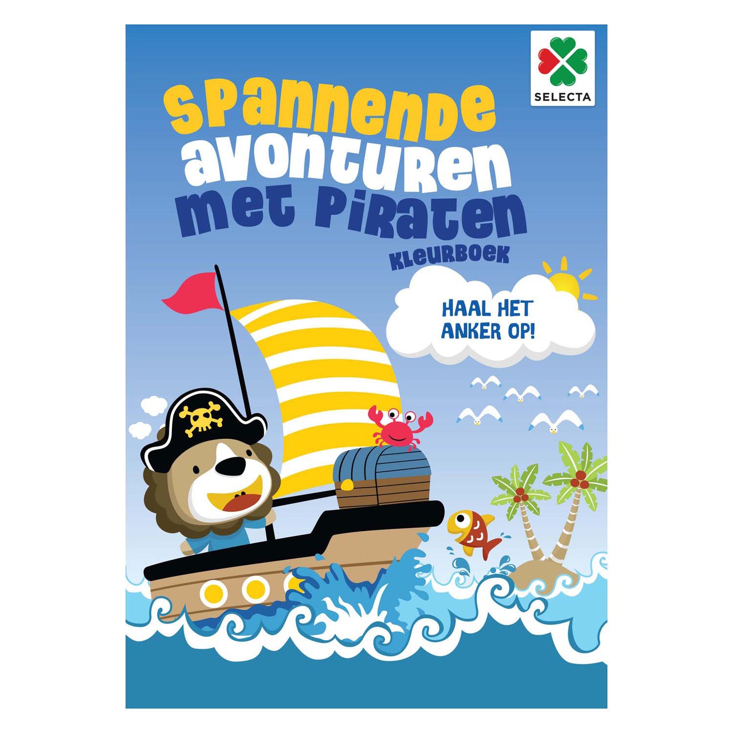 Seleccionar aventuras emocionantes con libro para colorear piratas